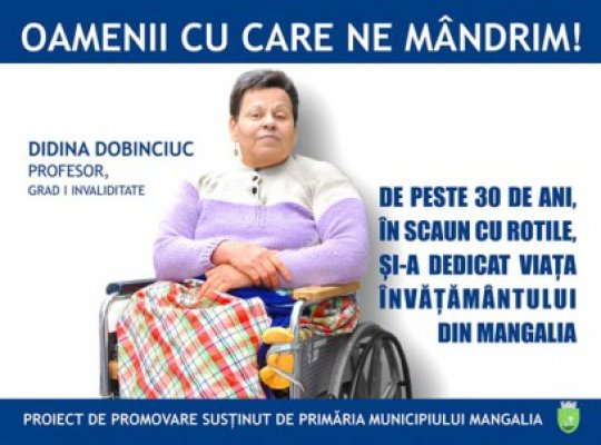 Campanie de promovare a cetăţenilor care s-au făcut remarcaţi, la Mangalia